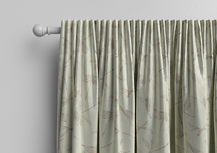 Dragonflies, Soft Green - Made to Measure Curtains - Image 10